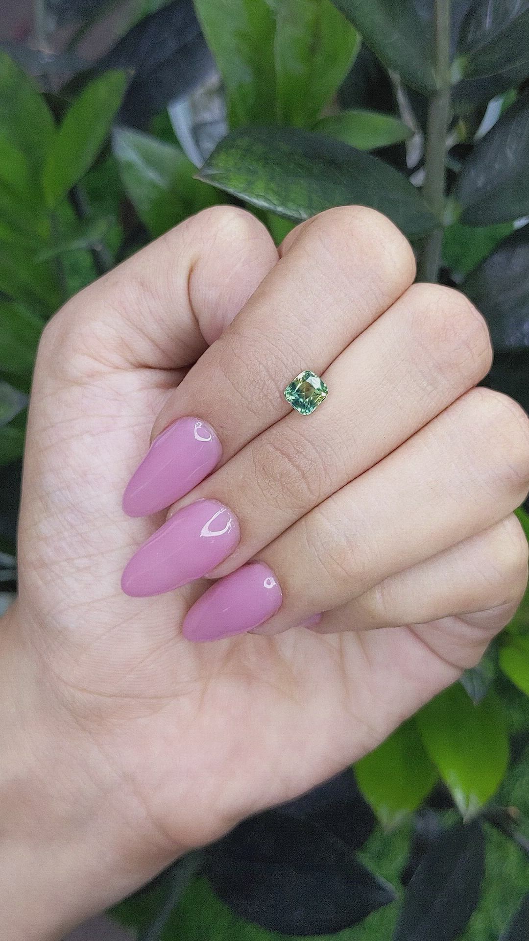 1.06 Ct. Bi Color Sapphire from Africa Size Video