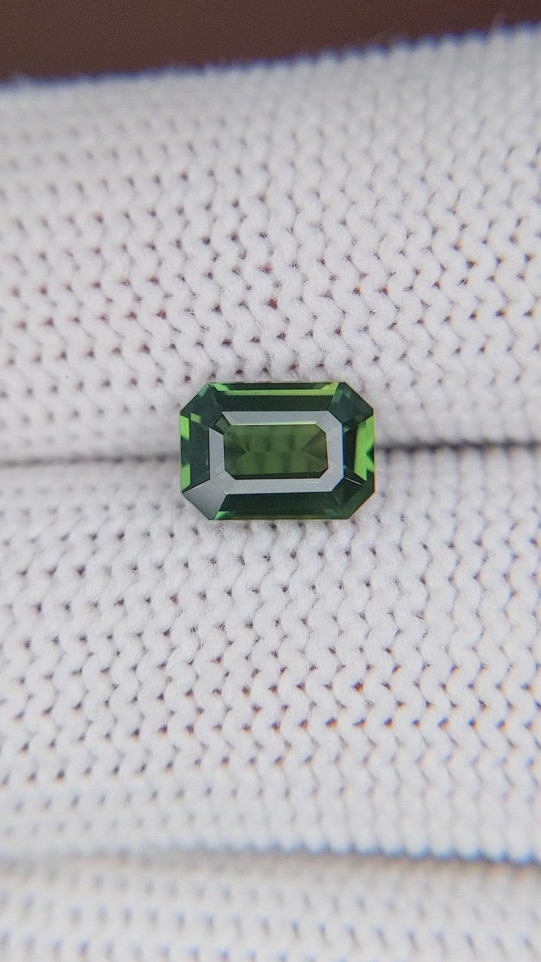 1.74 Ct. Green Sapphire from Africa Size Video
