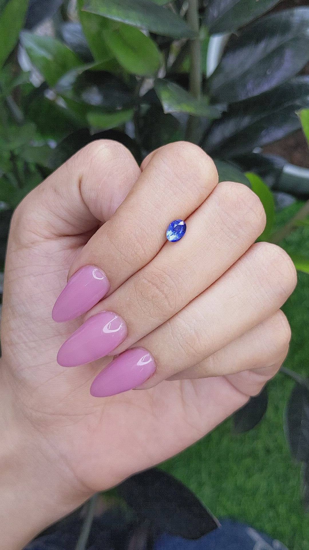 0.84 Ct. Bi Color / Parti Sapphire from Africa Size Video