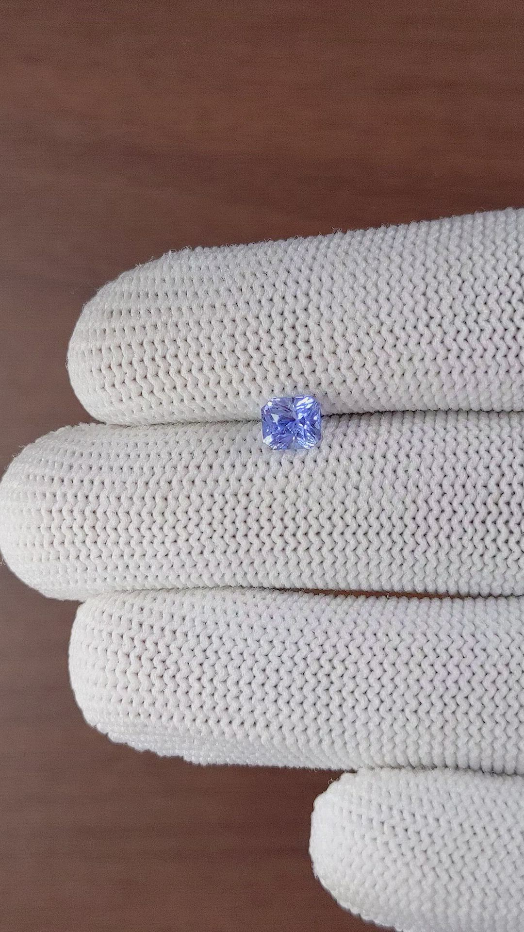 1.05 Ct. Blue Sapphire from Africa Size Video