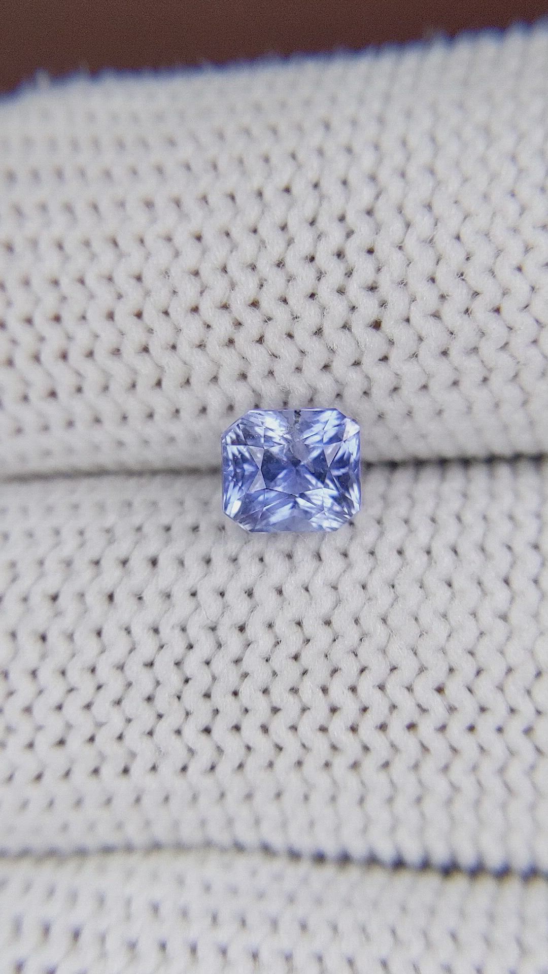 1.05 Ct. Blue Sapphire from Africa Size Video