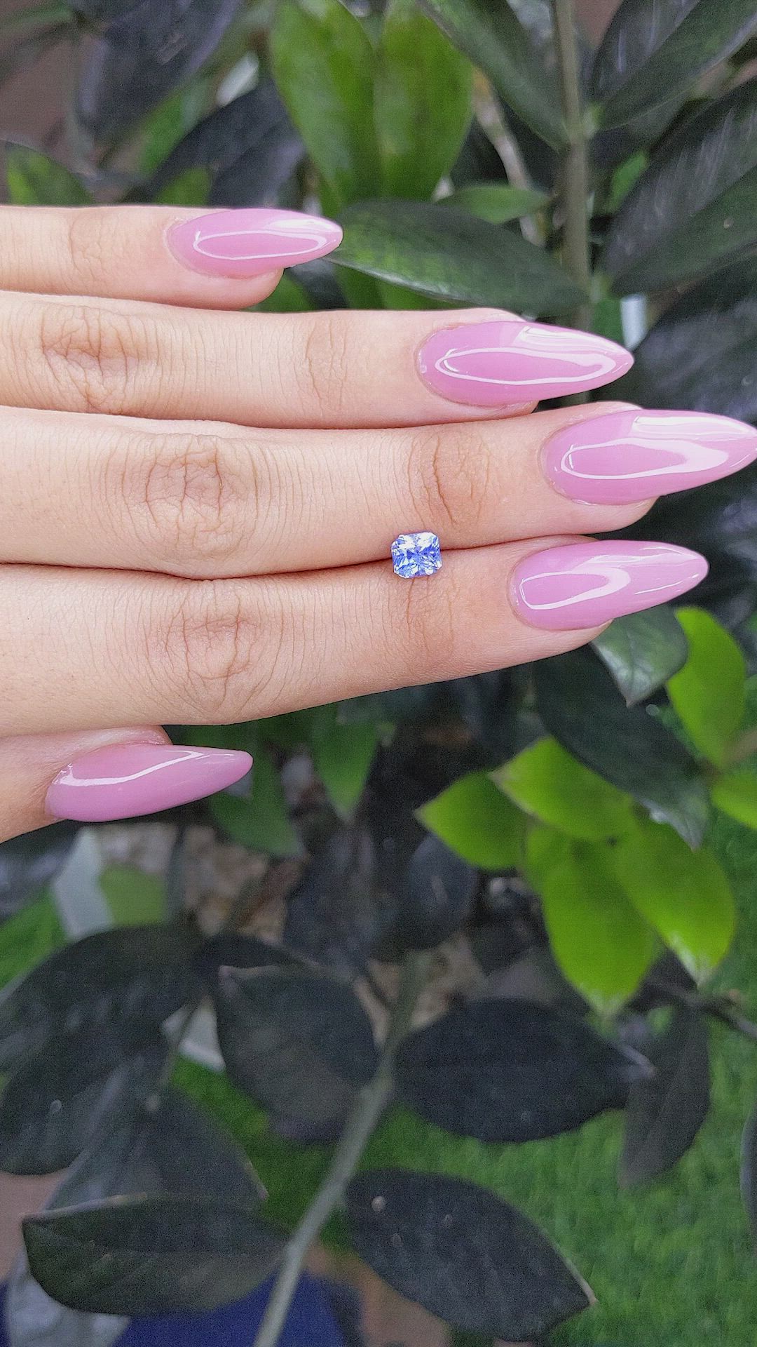 1.05 Ct. Blue Sapphire from Africa Size Video
