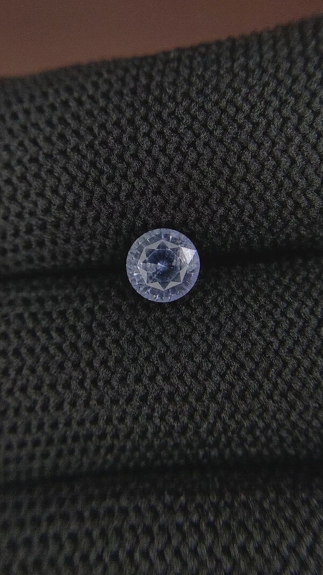 1.09 Ct. White Sapphire from Ceylon (Sri Lanka) Size Video