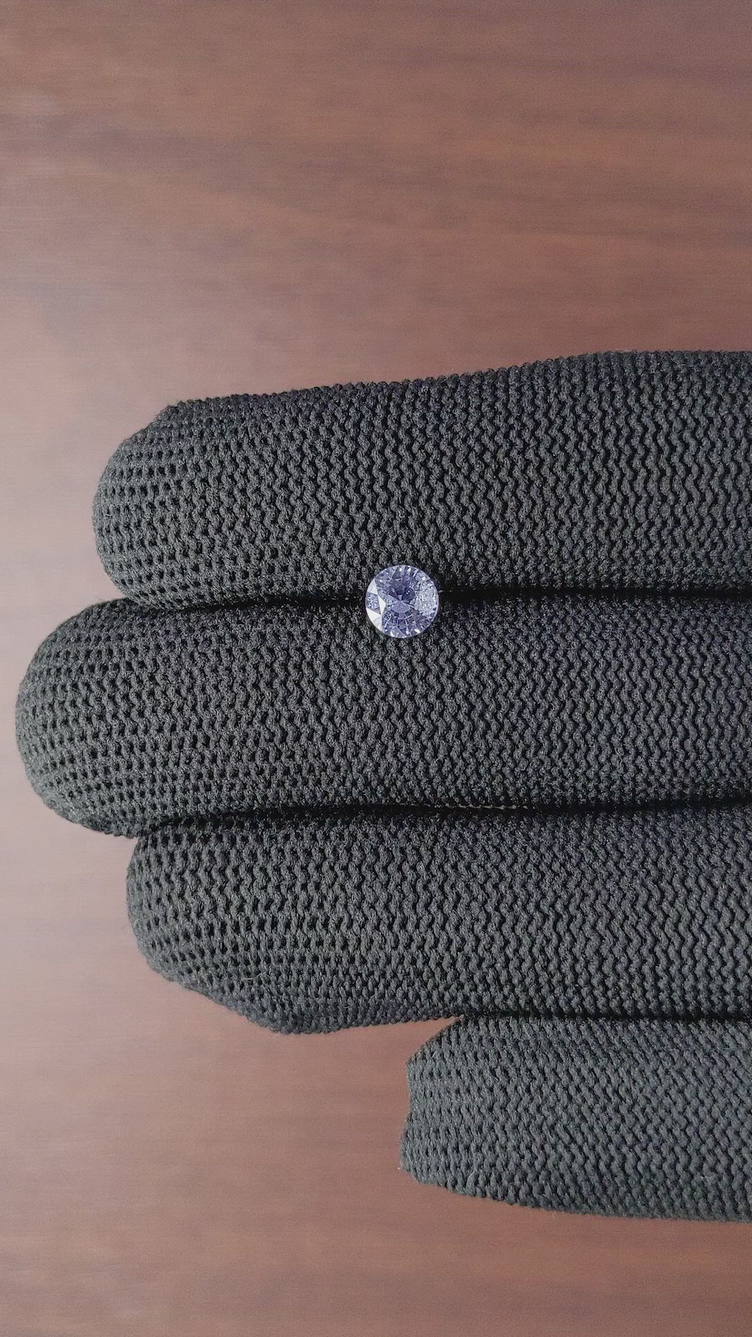 1.09 Ct. White Sapphire from Ceylon (Sri Lanka) Size Video