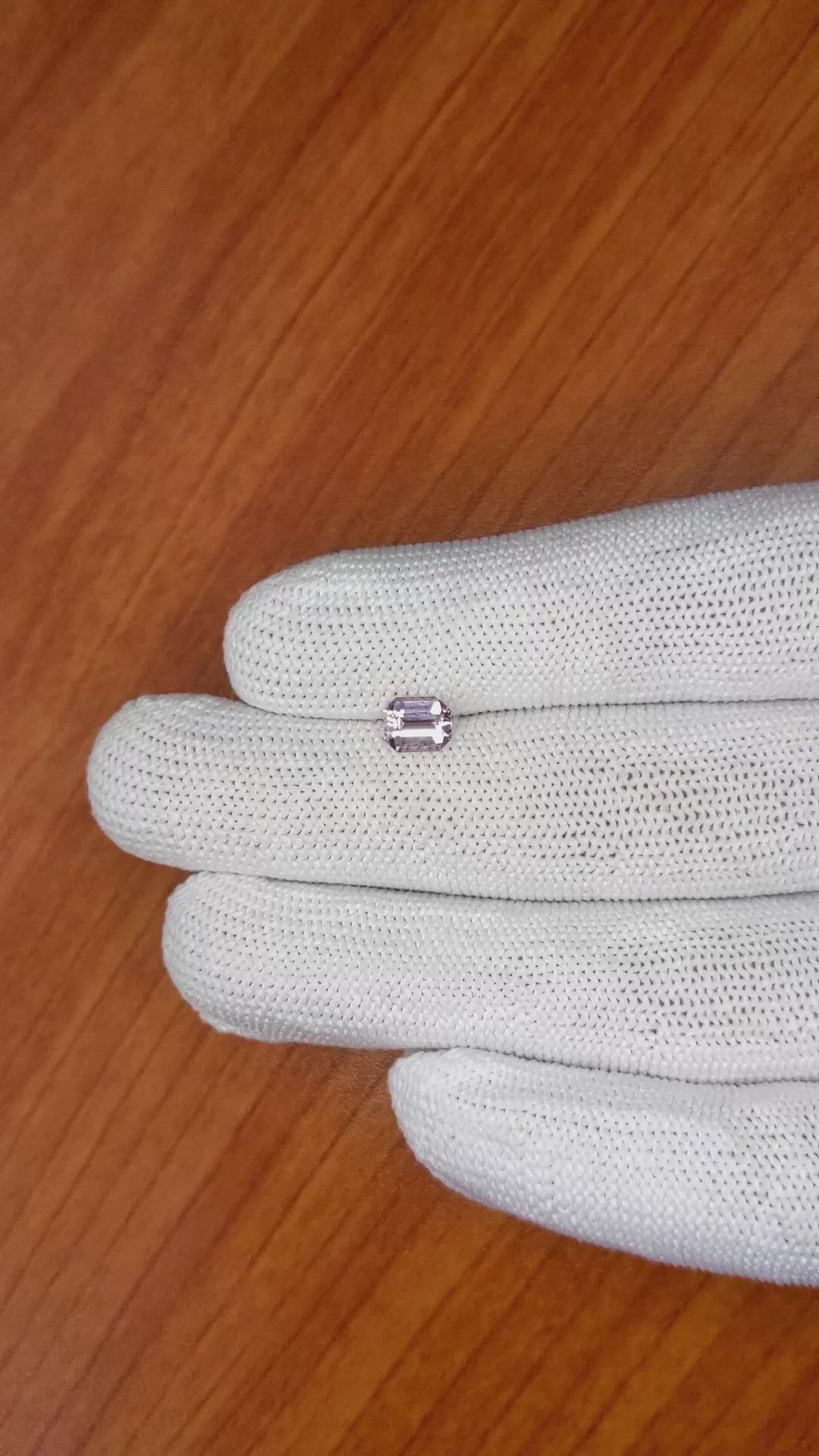 1.05 Ct. Purplish Pink Sapphire from Ceylon (Sri Lanka) Size Video