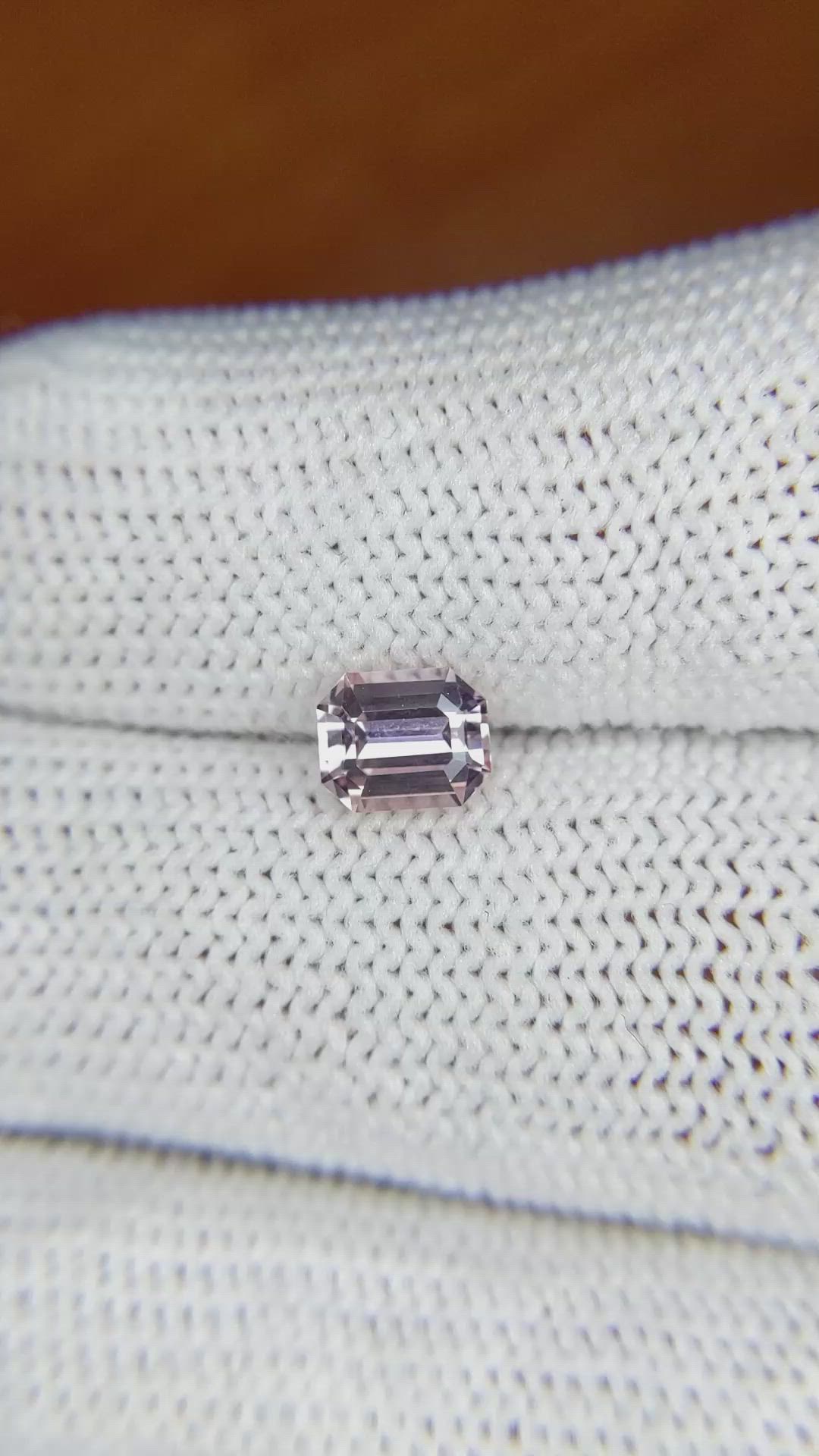 1.05 Ct. Purplish Pink Sapphire from Ceylon (Sri Lanka) Size Video
