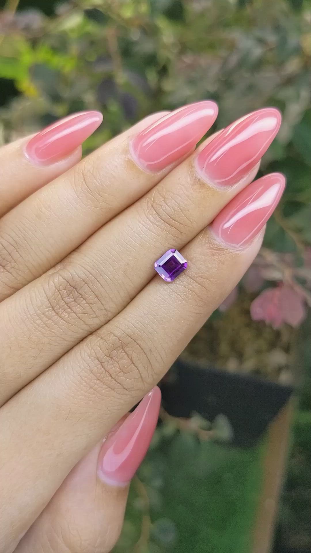 0.92 Ct. Color Change Sapphire from Ceylon (Sri Lanka) Size Video