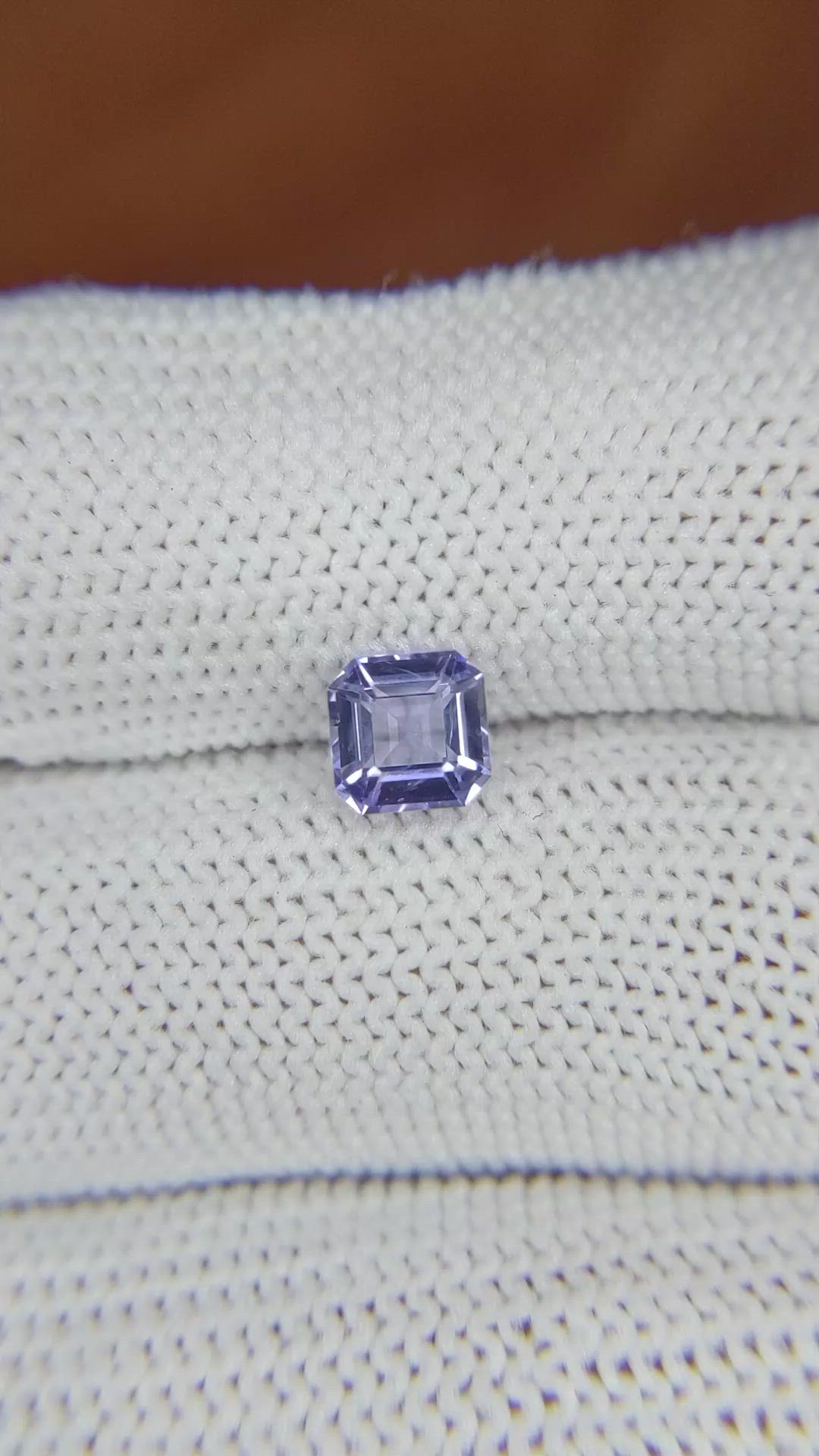 1.06 Ct. Purple Sapphire from Ceylon (Sri Lanka) Size Video
