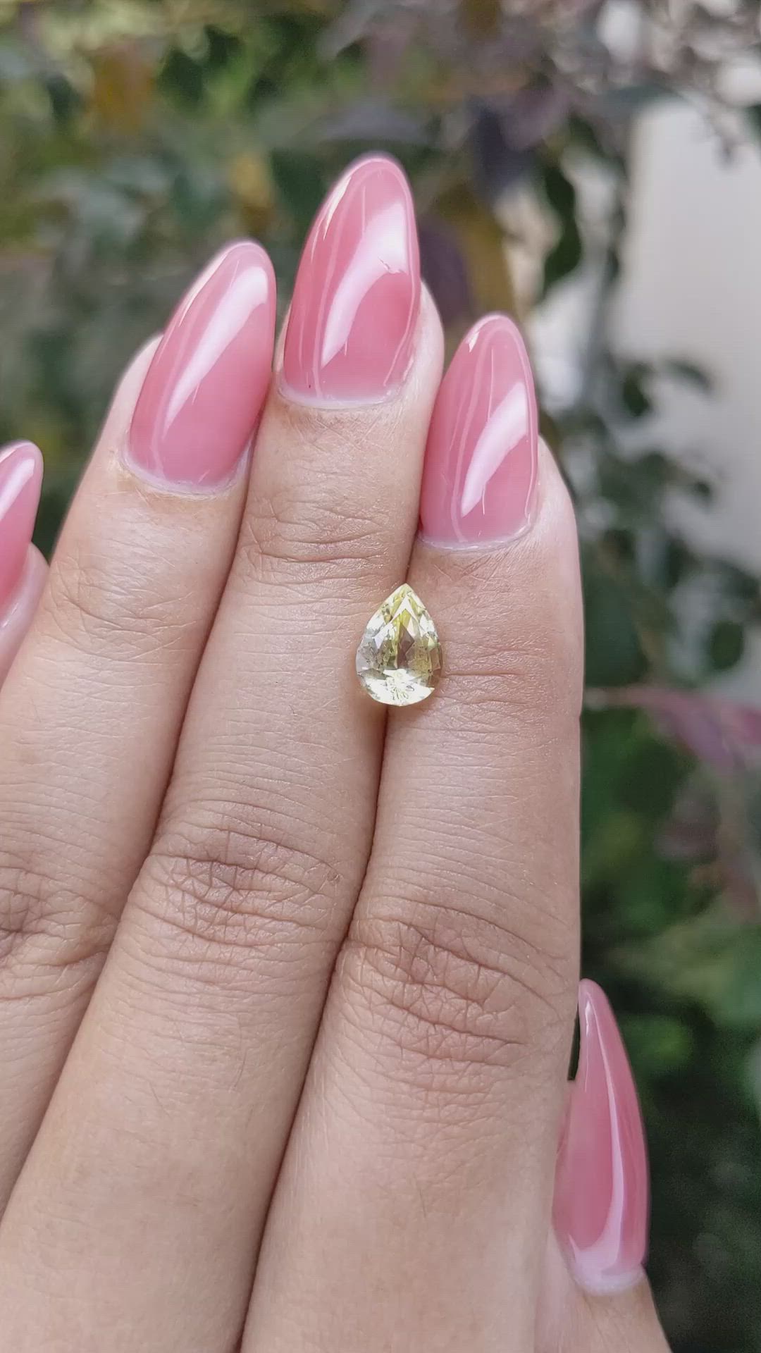 1.92 Ct. Yellow Sapphire from Ceylon (Sri Lanka) Size Video