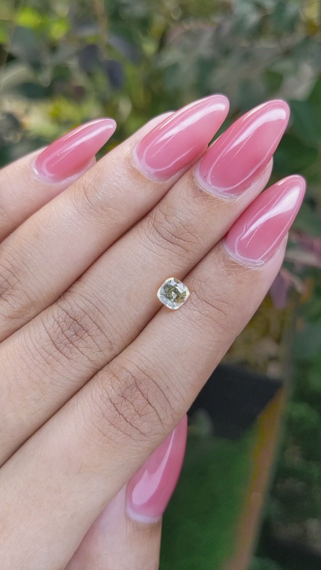 0.70 Ct. Yellow Sapphire from Ceylon (Sri Lanka) Size Video