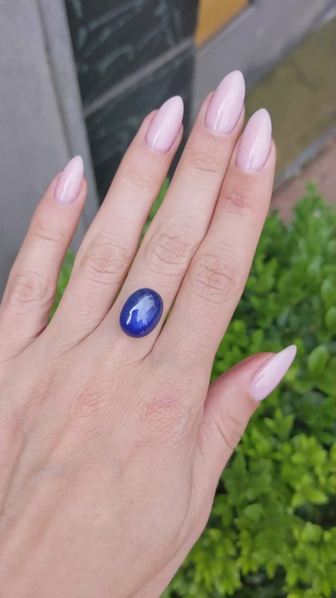 10.13 Ct. Blue Star Sapphire from Burma (Myanmar) Size Video
