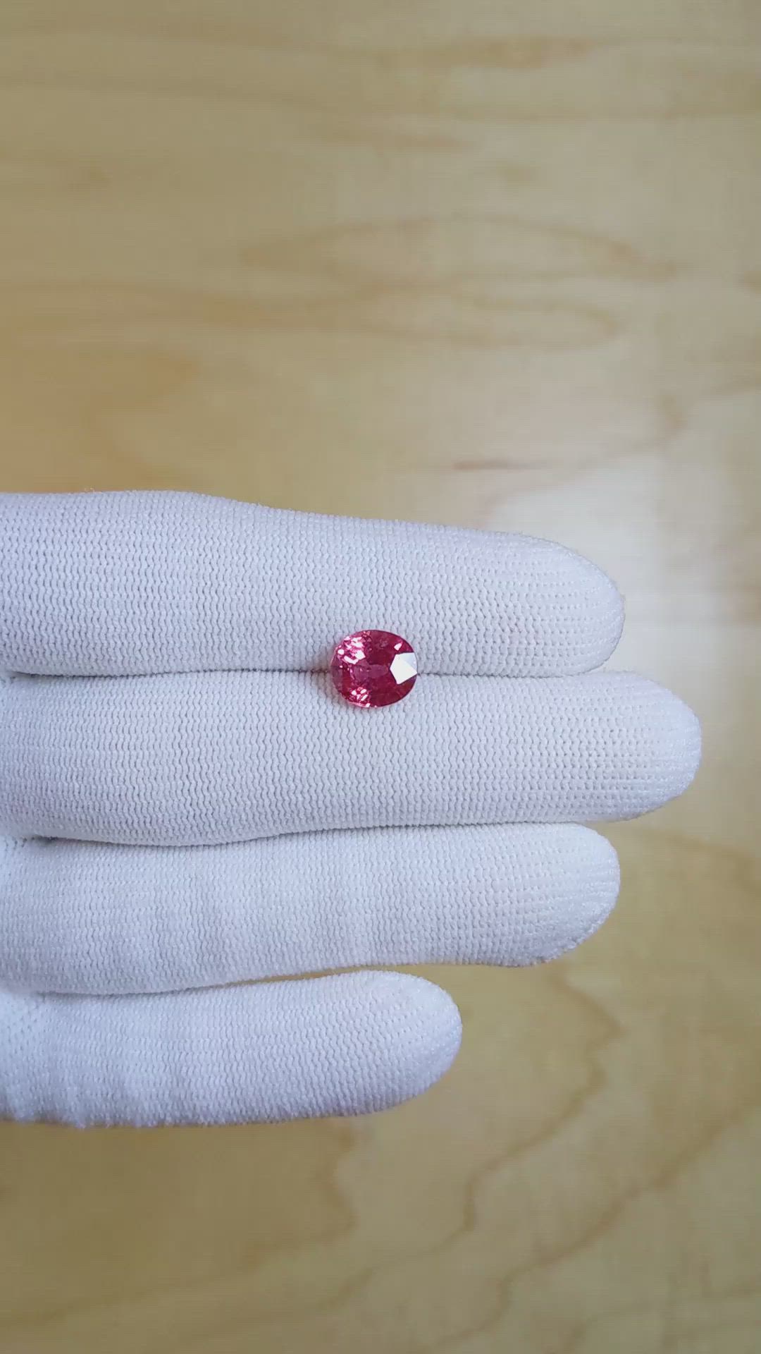3.01 Ct. Padparadscha Sapphire from Madagascar Size Video