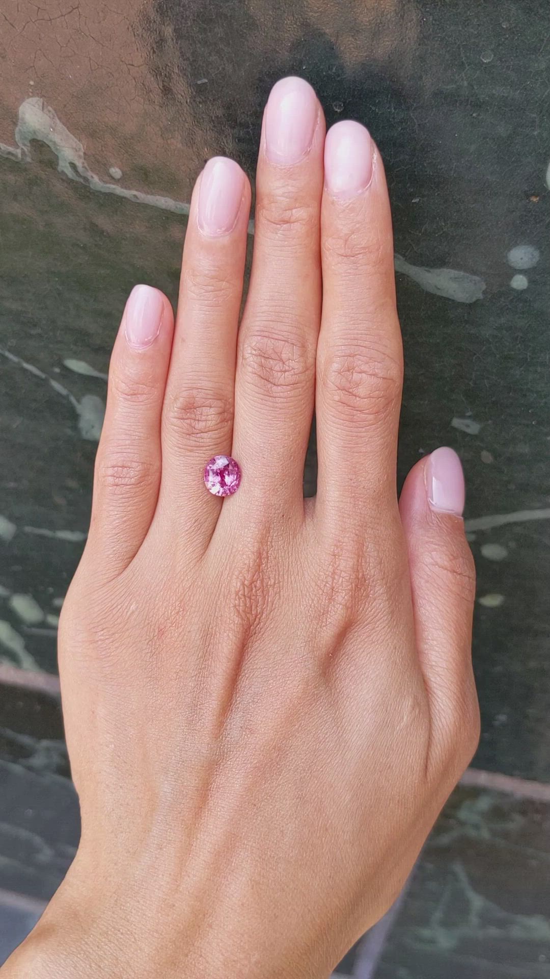 3.01 Ct. Padparadscha Sapphire from Madagascar Size Video