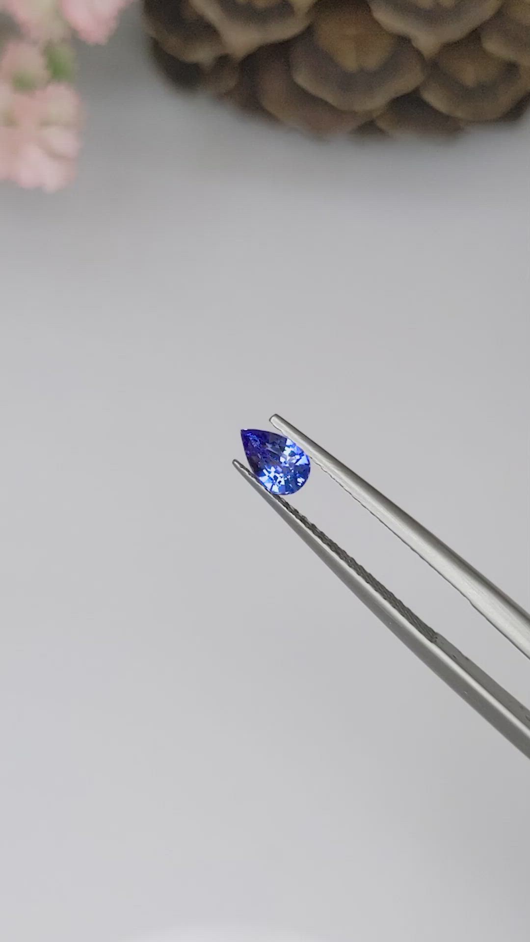 0.60 Ct. Blue Sapphire from Ceylon (Sri Lanka) Size Video