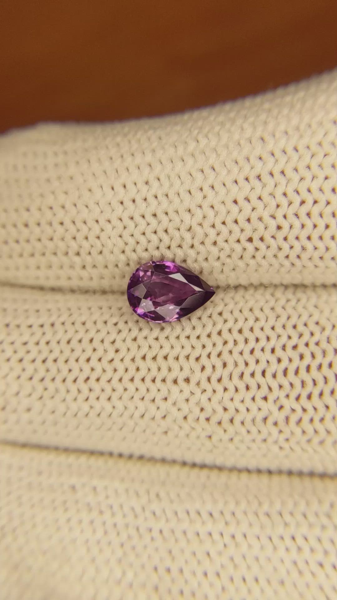 1.24 Ct. Color Change Sapphire from Ceylon (Sri Lanka) Size Video