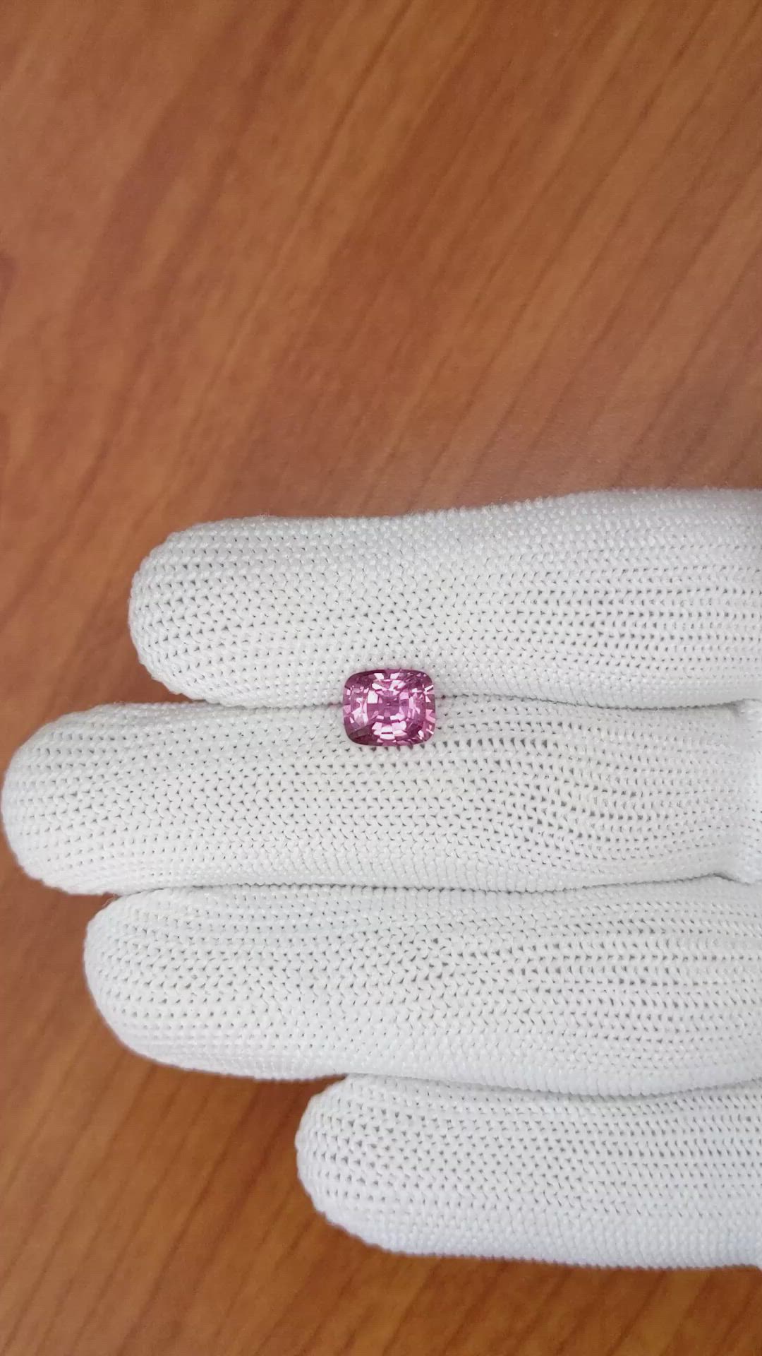 1.97 Ct. Pink Sapphire from Ceylon (Sri Lanka) Size Video