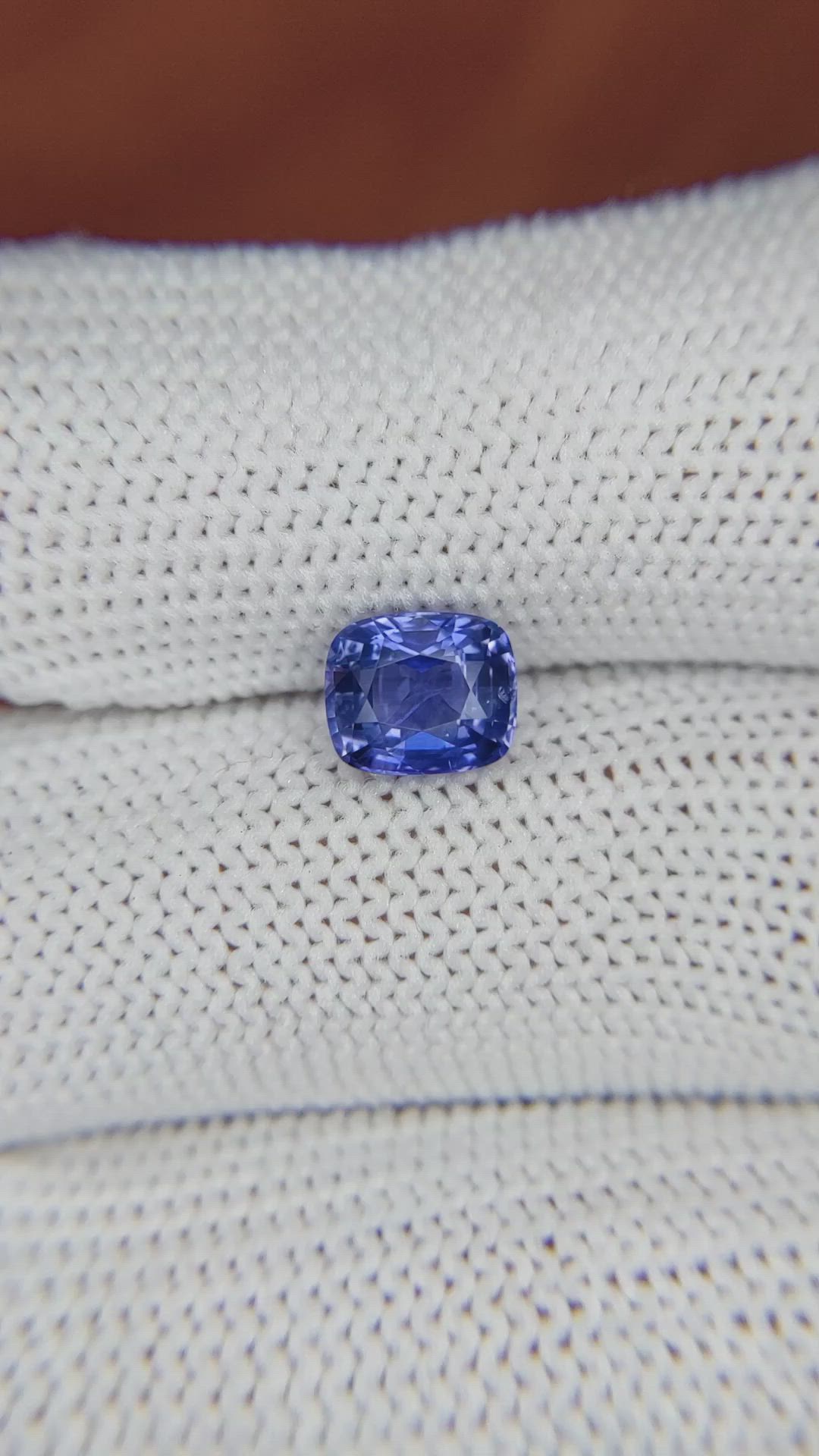 1.80 Ct. Blue Sapphire from Ceylon (Sri Lanka) Size Video