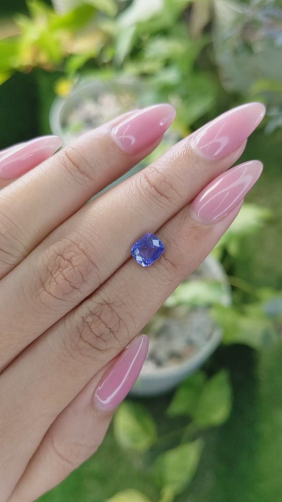 1.80 Ct. Blue Sapphire from Ceylon (Sri Lanka) Size Video