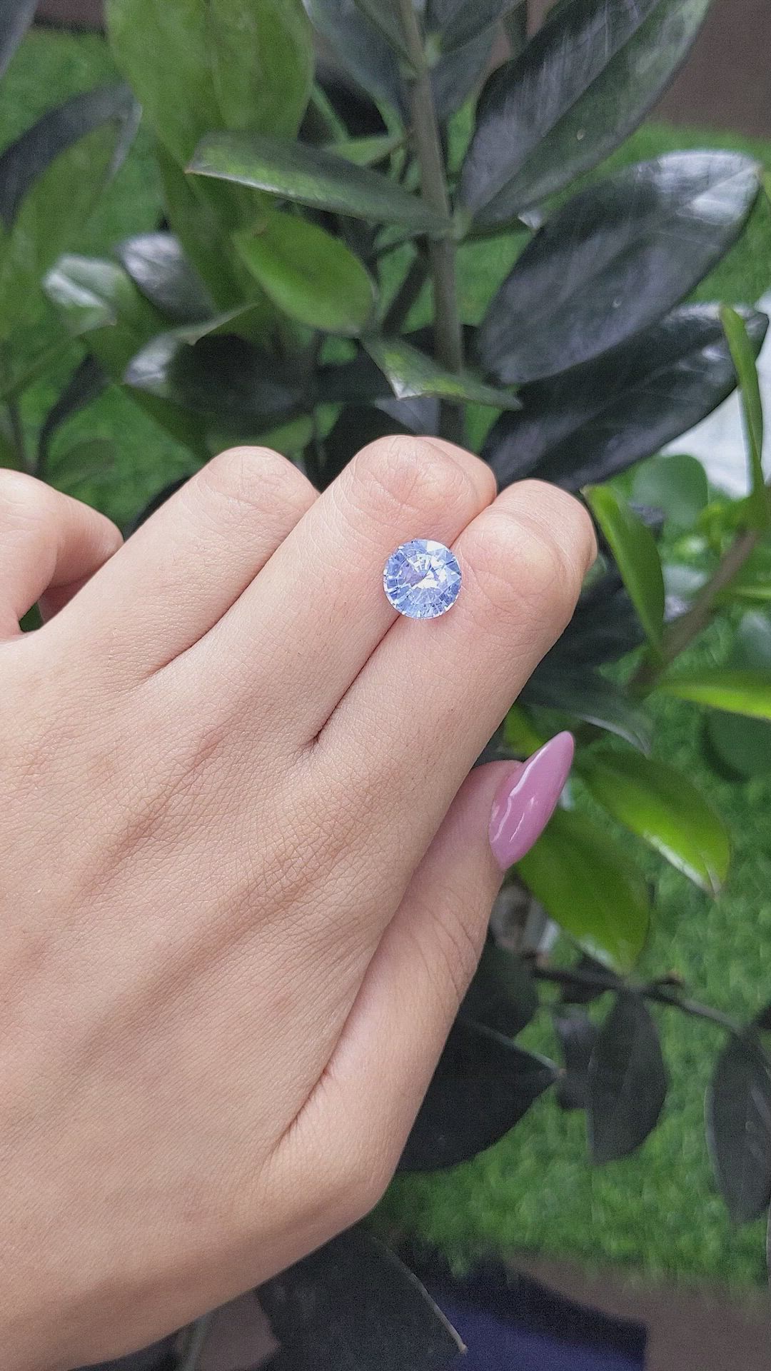 4.08 Ct. Blue Sapphire from Ceylon (Sri Lanka) Size Video