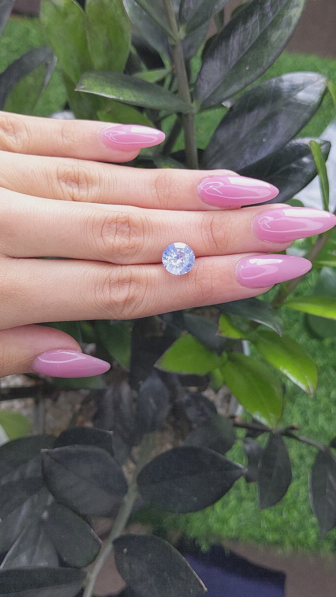 4.08 Ct. Blue Sapphire from Ceylon (Sri Lanka) Size Video
