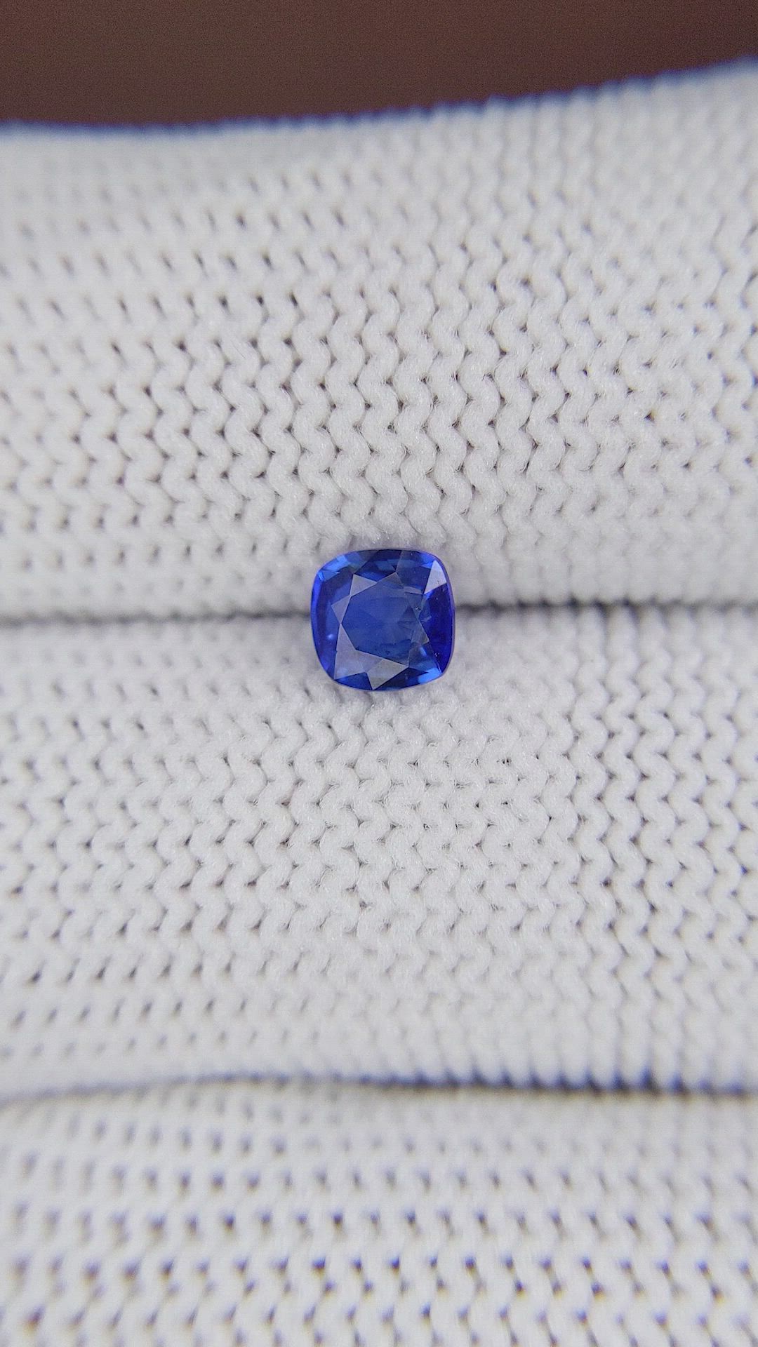 0.62 Ct. Blue Sapphire from Ceylon (Sri Lanka) Size Video
