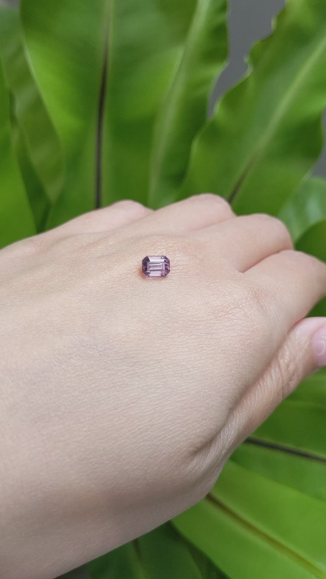 1.33 Ct. Color Change Sapphire from Ceylon (Sri Lanka) Size Video