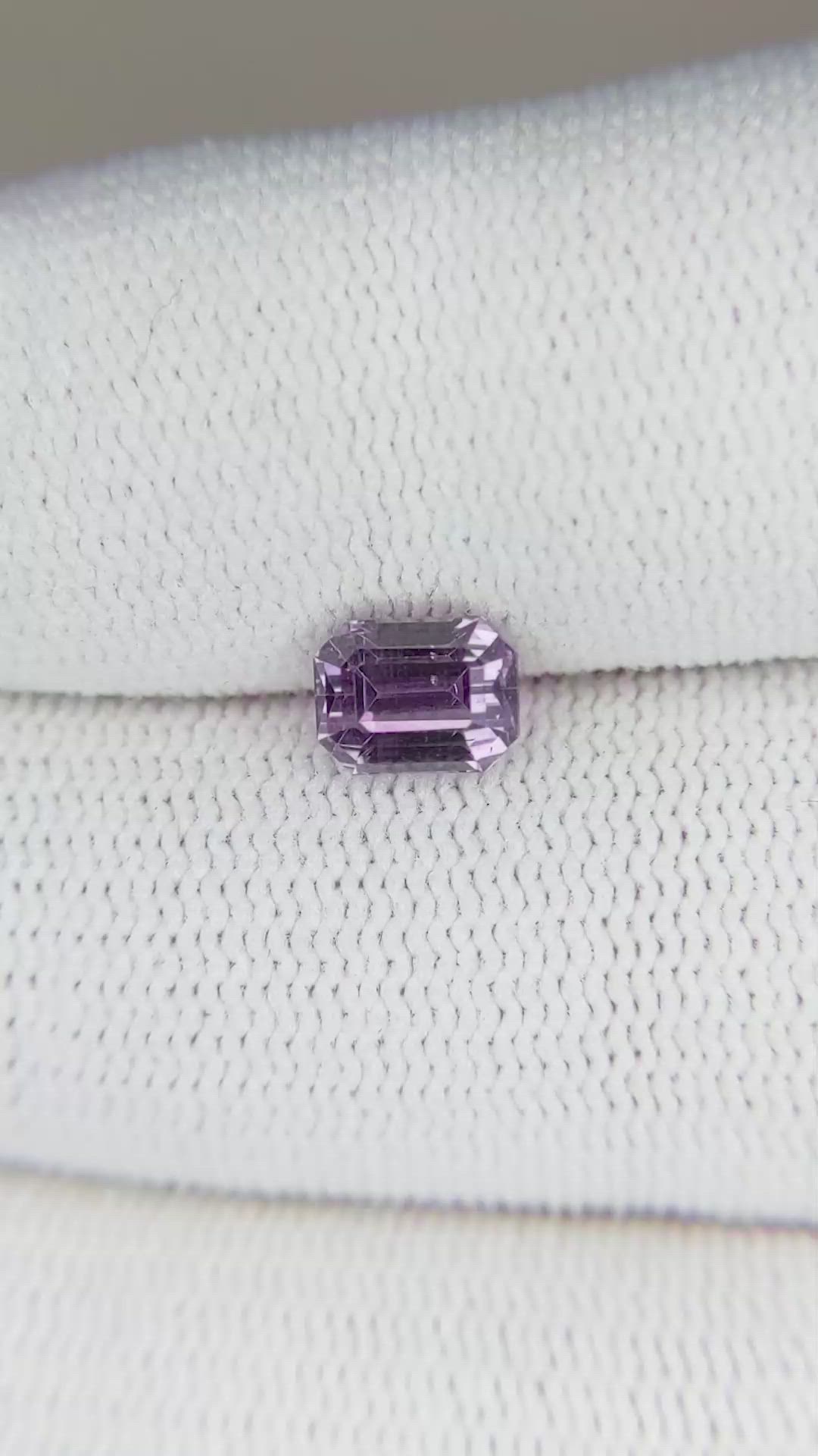 1.33 Ct. Color Change Sapphire from Ceylon (Sri Lanka) Size Video