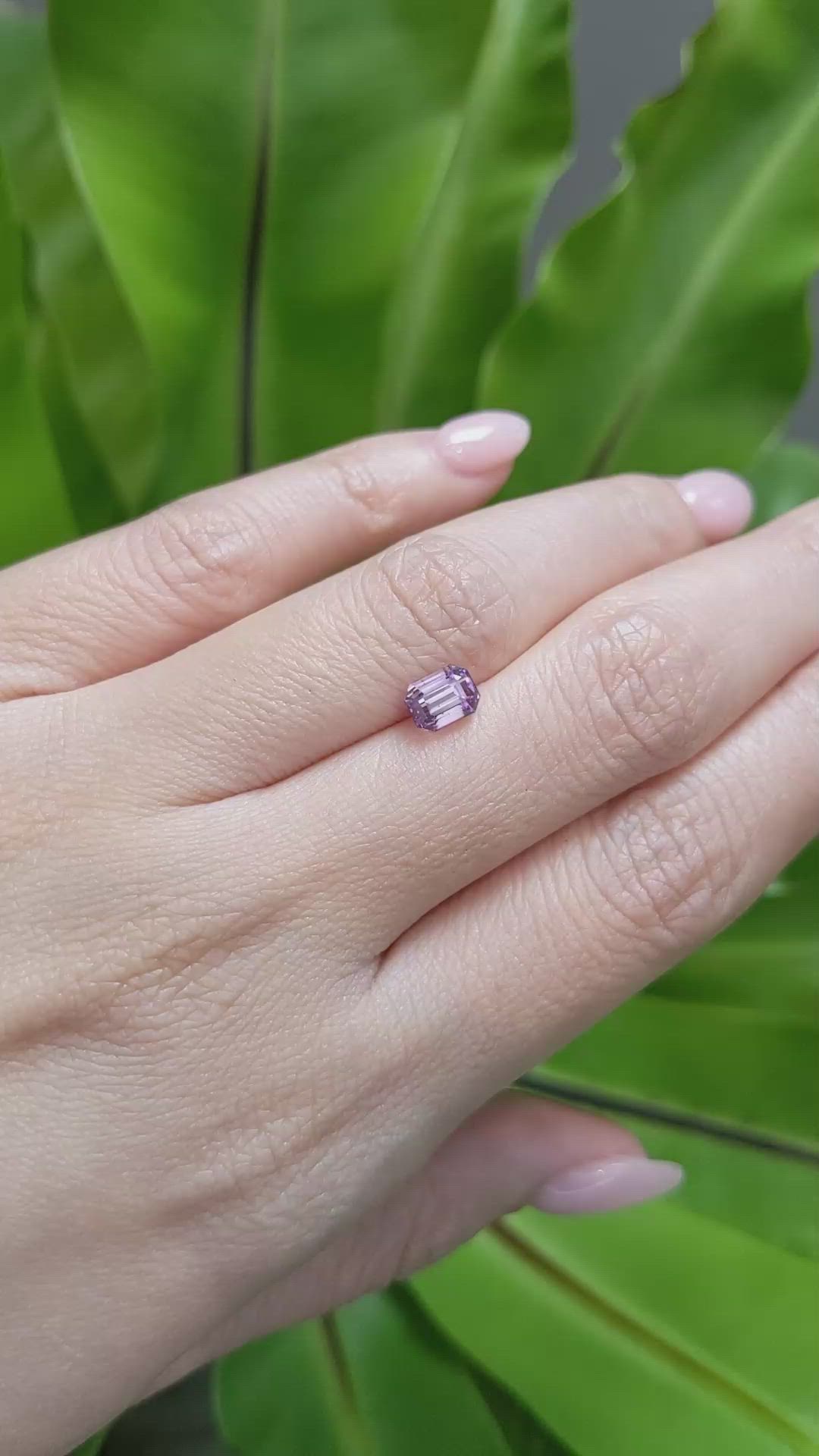 1.33 Ct. Color Change Sapphire from Ceylon (Sri Lanka) Size Video