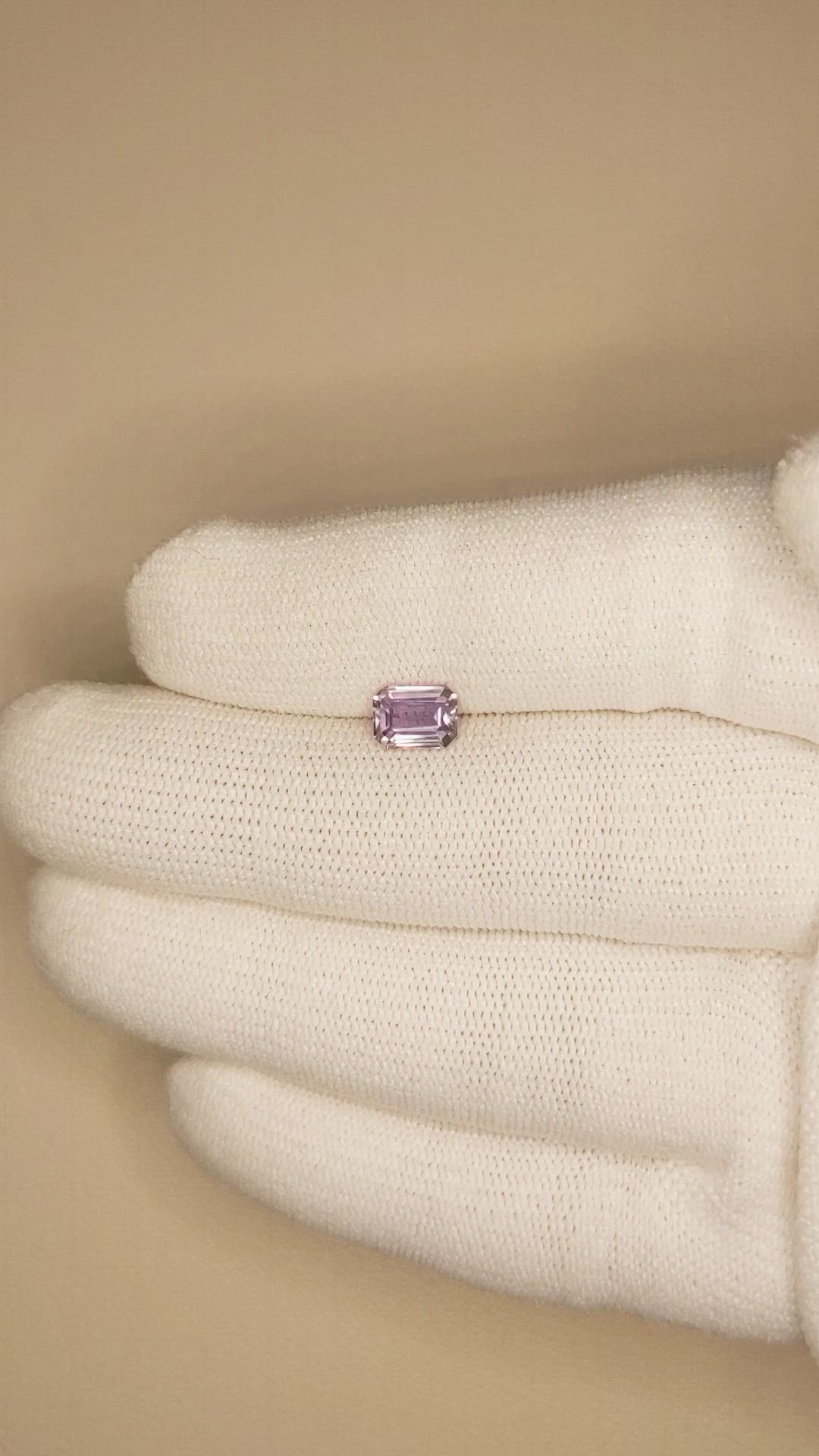 1.30 Ct. Color Change Sapphire from Ceylon (Sri Lanka) Size Video