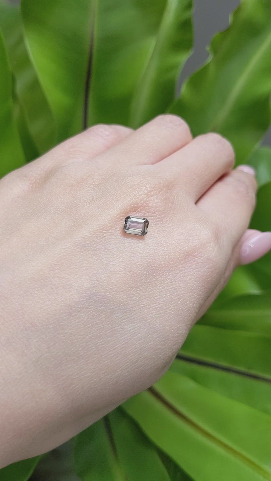 1.30 Ct. Color Change Sapphire from Ceylon (Sri Lanka) Size Video