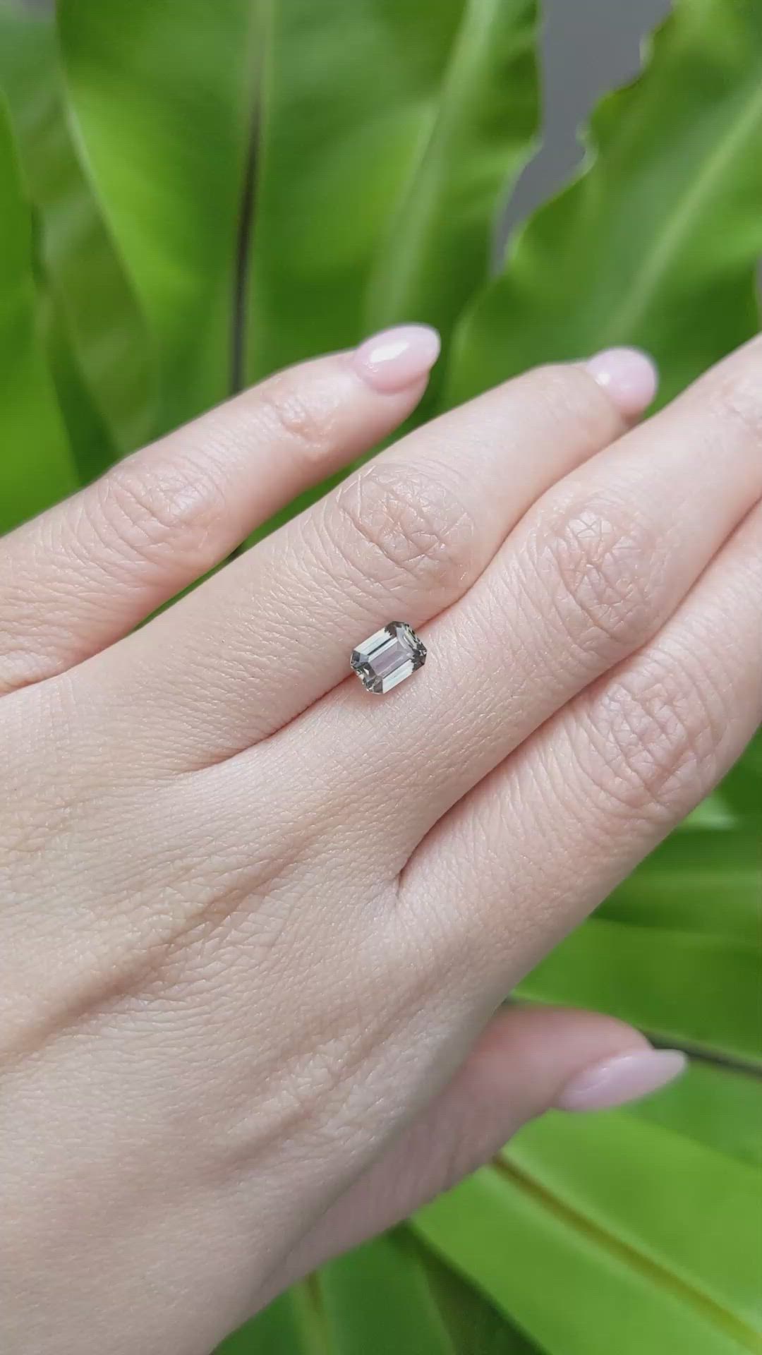 1.30 Ct. Color Change Sapphire from Ceylon (Sri Lanka) Size Video