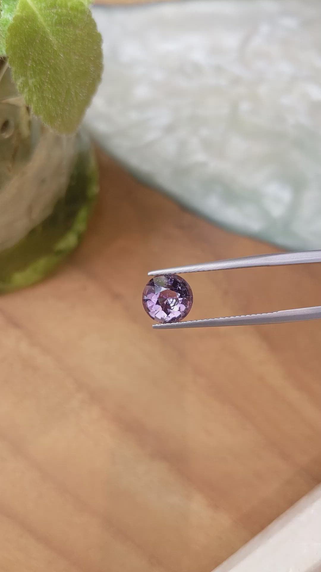 2.34 Ct. Purple Sapphire from Ceylon (Sri Lanka) Size Video