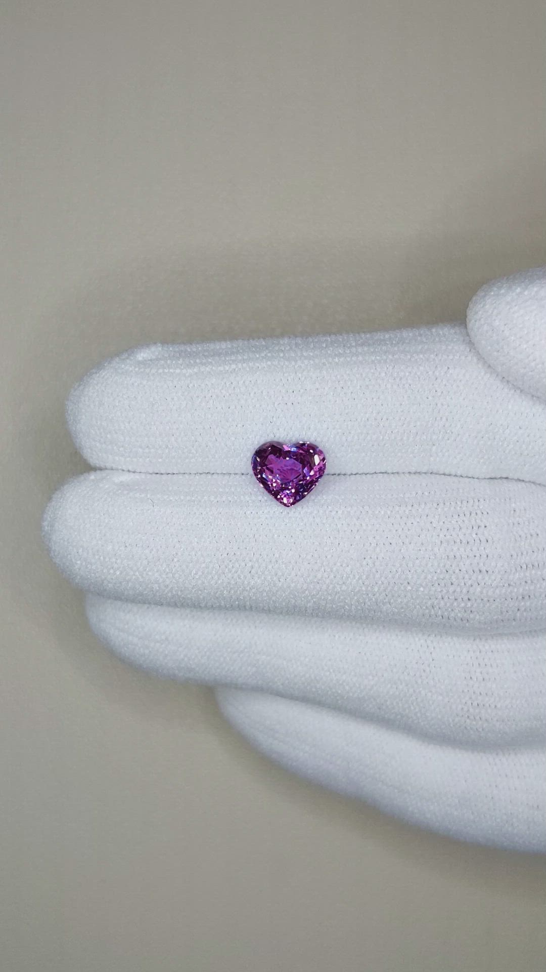 1.74 Ct. Pinkish Purple Sapphire from Ceylon (Sri Lanka) Size Video