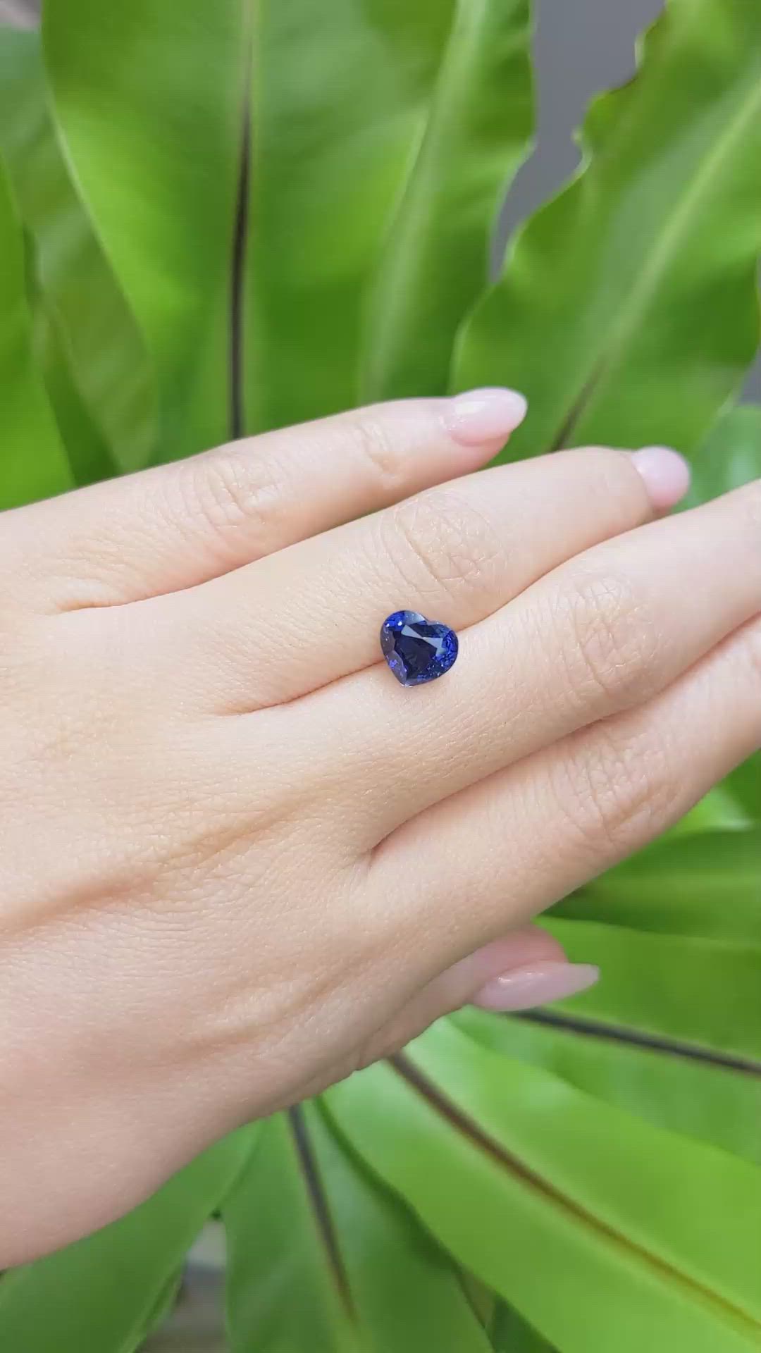 2.42 Ct. Blue Sapphire from Madagascar Size Video