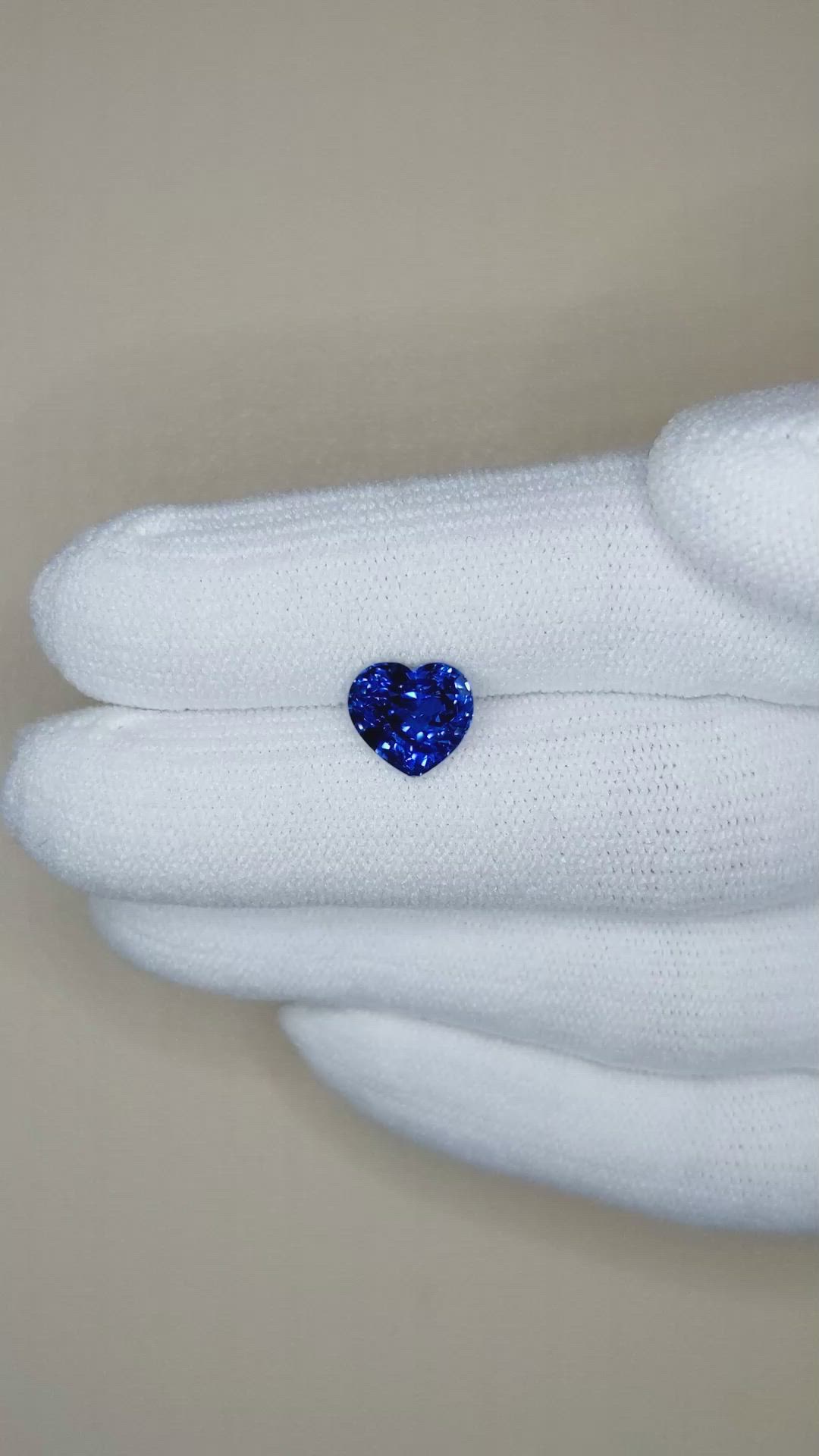 2.42 Ct. Blue Sapphire from Madagascar Size Video