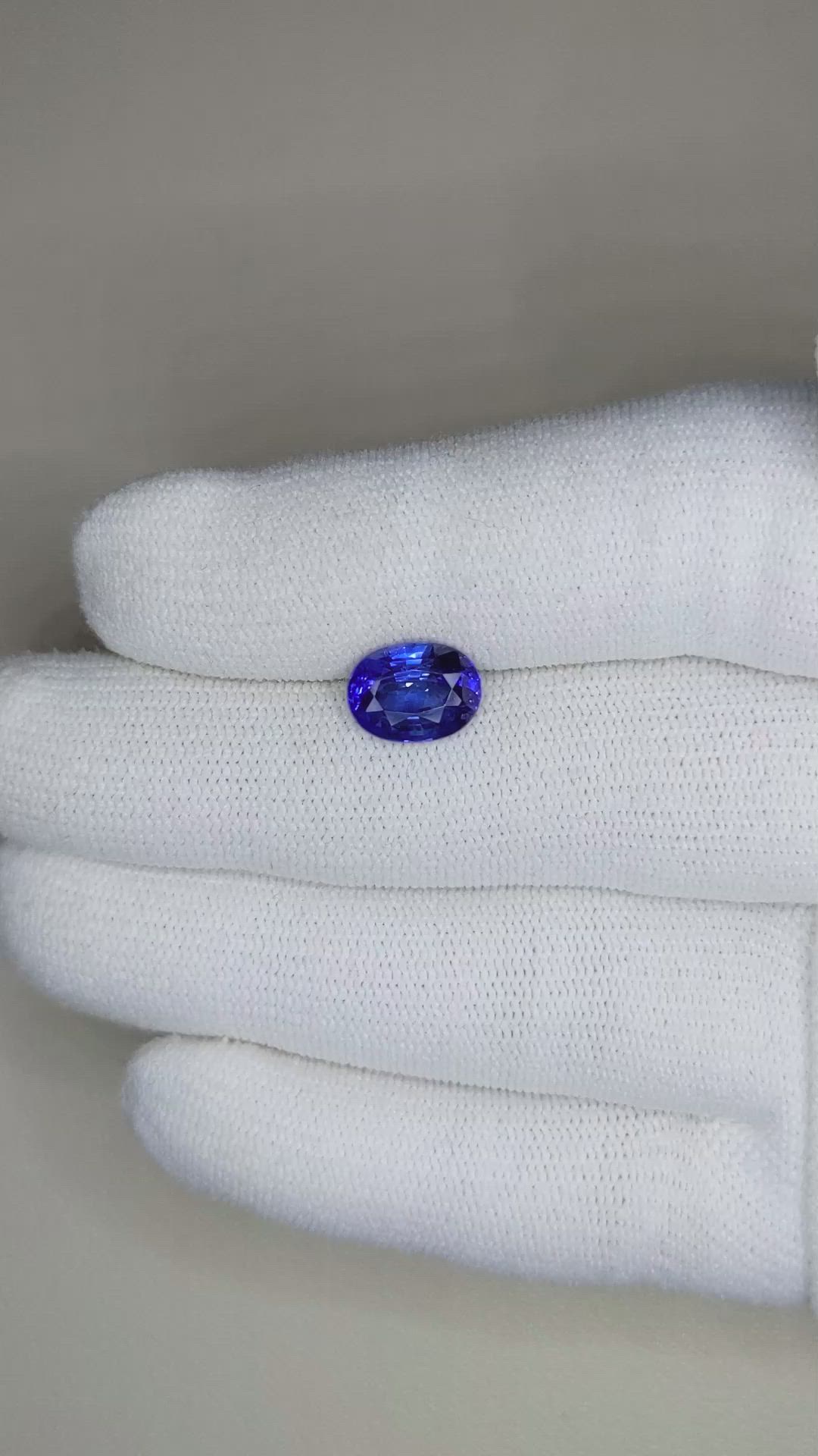 2.80 Ct. Blue Sapphire from Madagascar Size Video