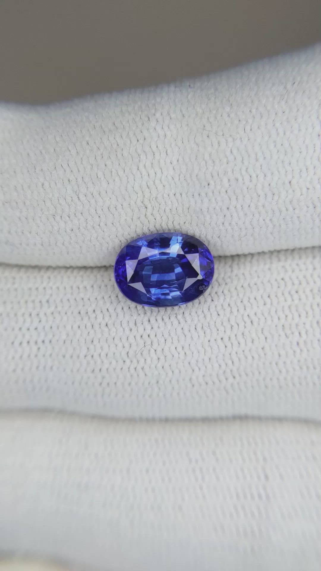 2.80 Ct. Blue Sapphire from Madagascar Size Video