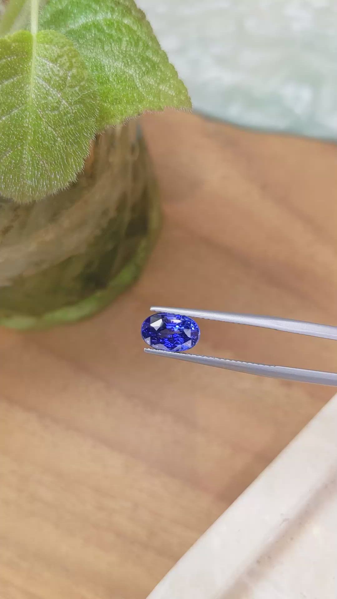 2.75 Ct. Blue Sapphire from Madagascar Size Video