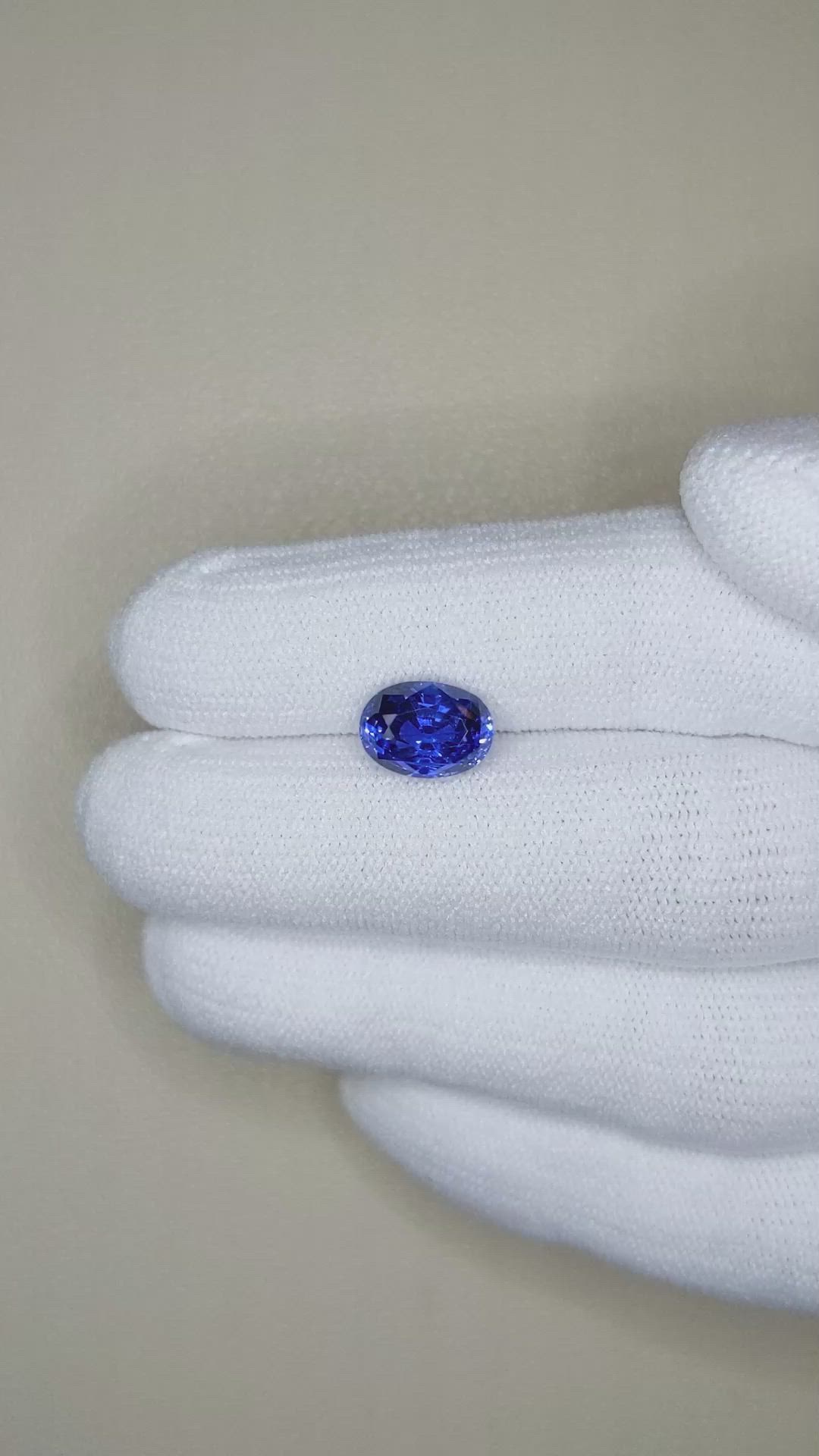 3.17 Ct. Blue Sapphire from Madagascar Size Video