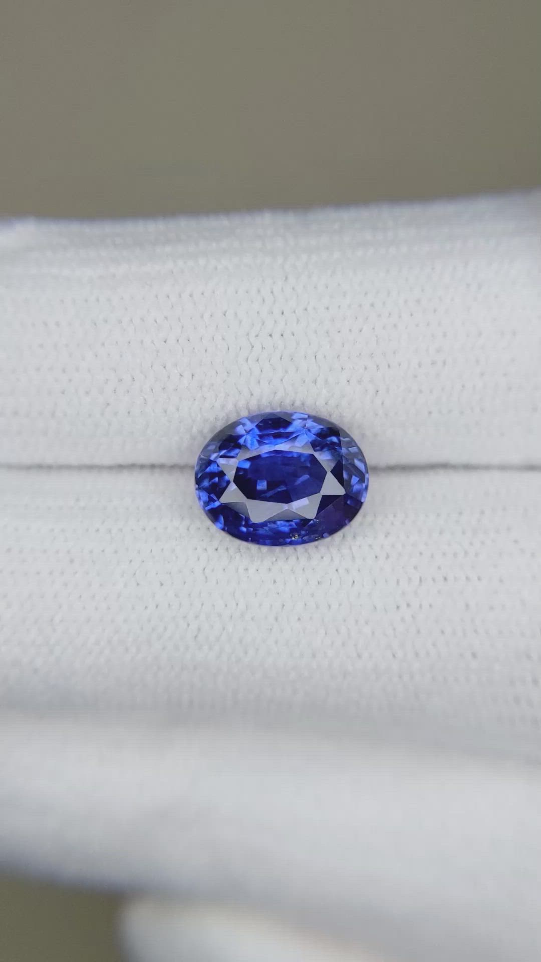 3.12 Ct. Blue Sapphire from Madagascar Size Video