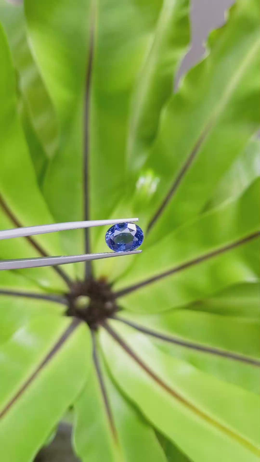 3.12 Ct. Blue Sapphire from Madagascar Size Video