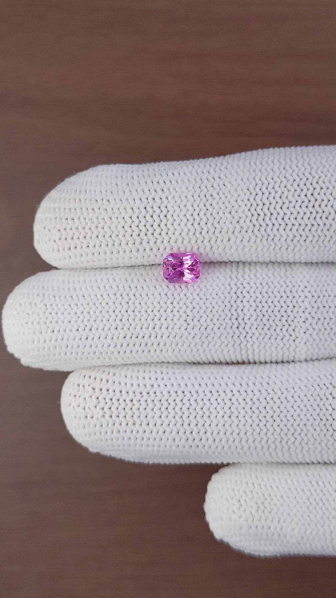 1.02 Ct. Pink Sapphire from Madagascar Size Video