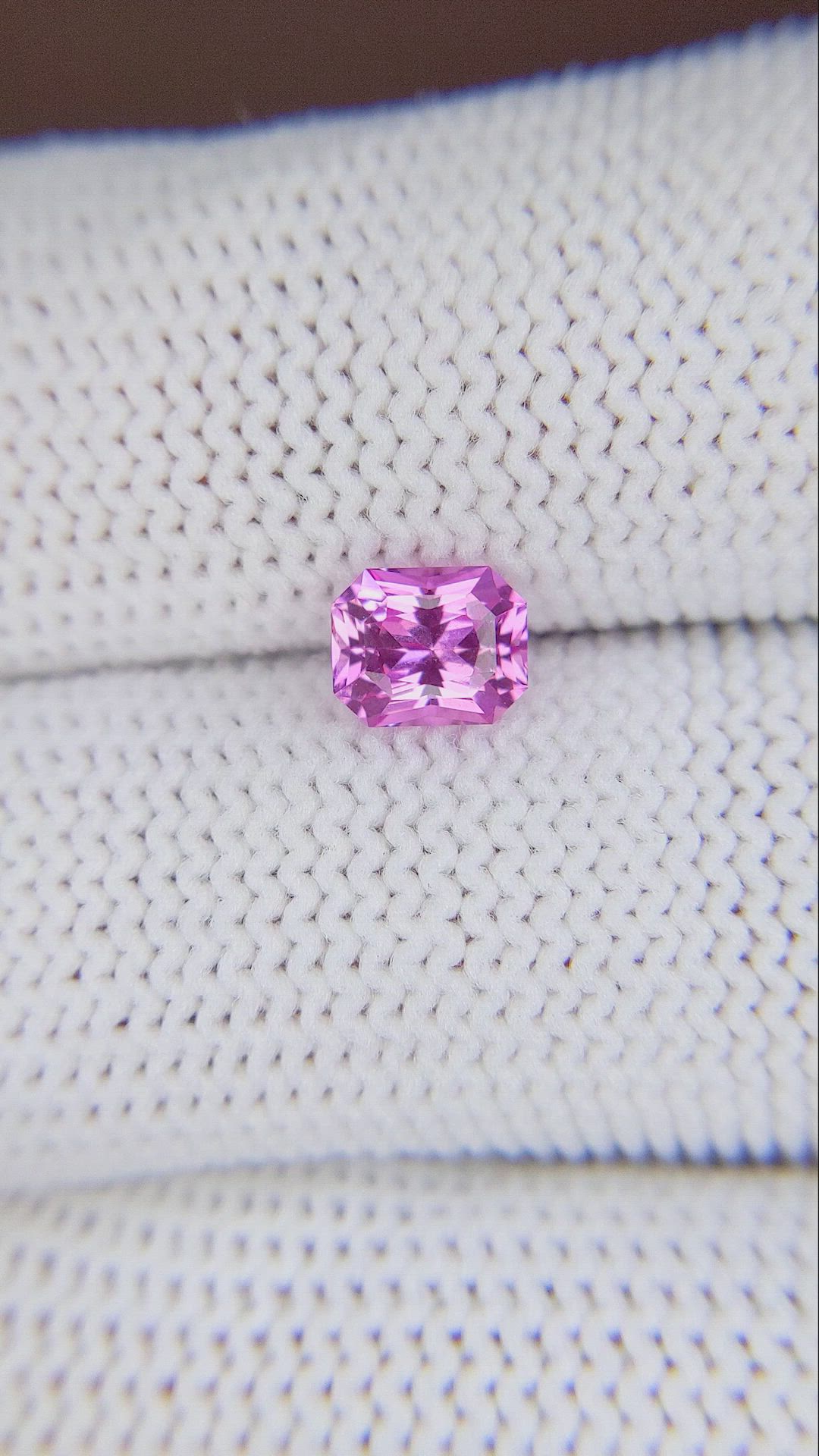 1.02 Ct. Pink Sapphire from Madagascar Size Video