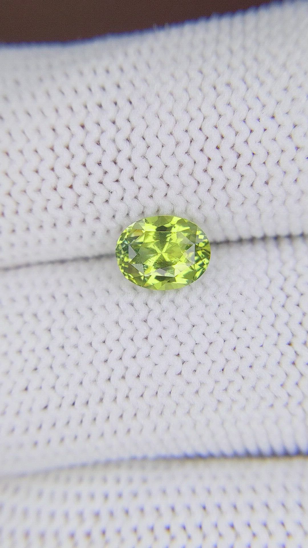 1.37 Ct. Green Sapphire from Tanzania Size Video