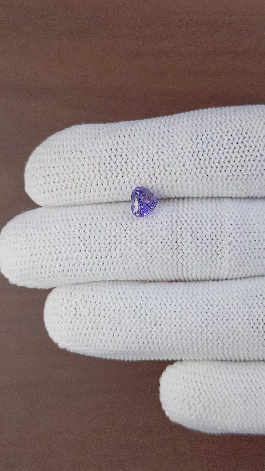 1.06 Ct. Color Change Sapphire from Madagascar Size Video