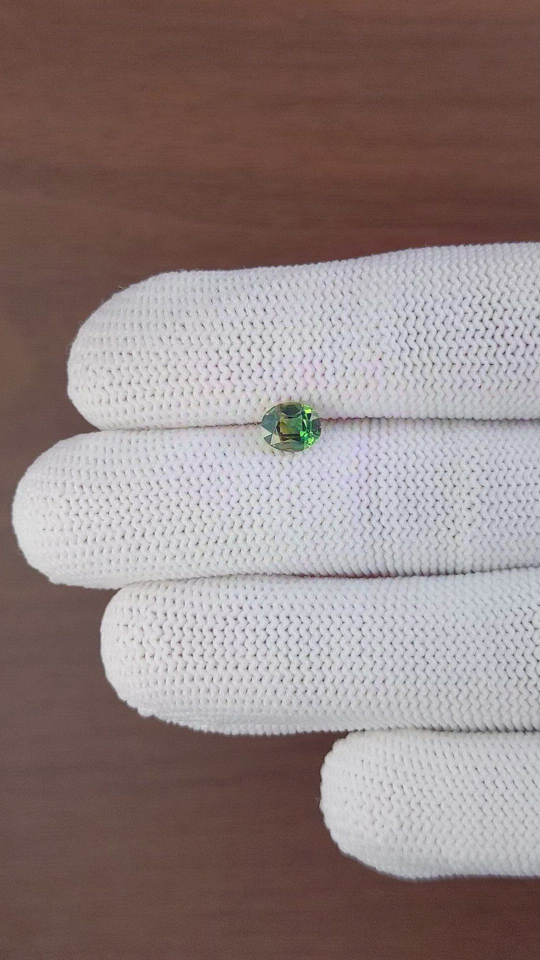 1.17 Ct. Bi Color Sapphire from Tanzania Size Video
