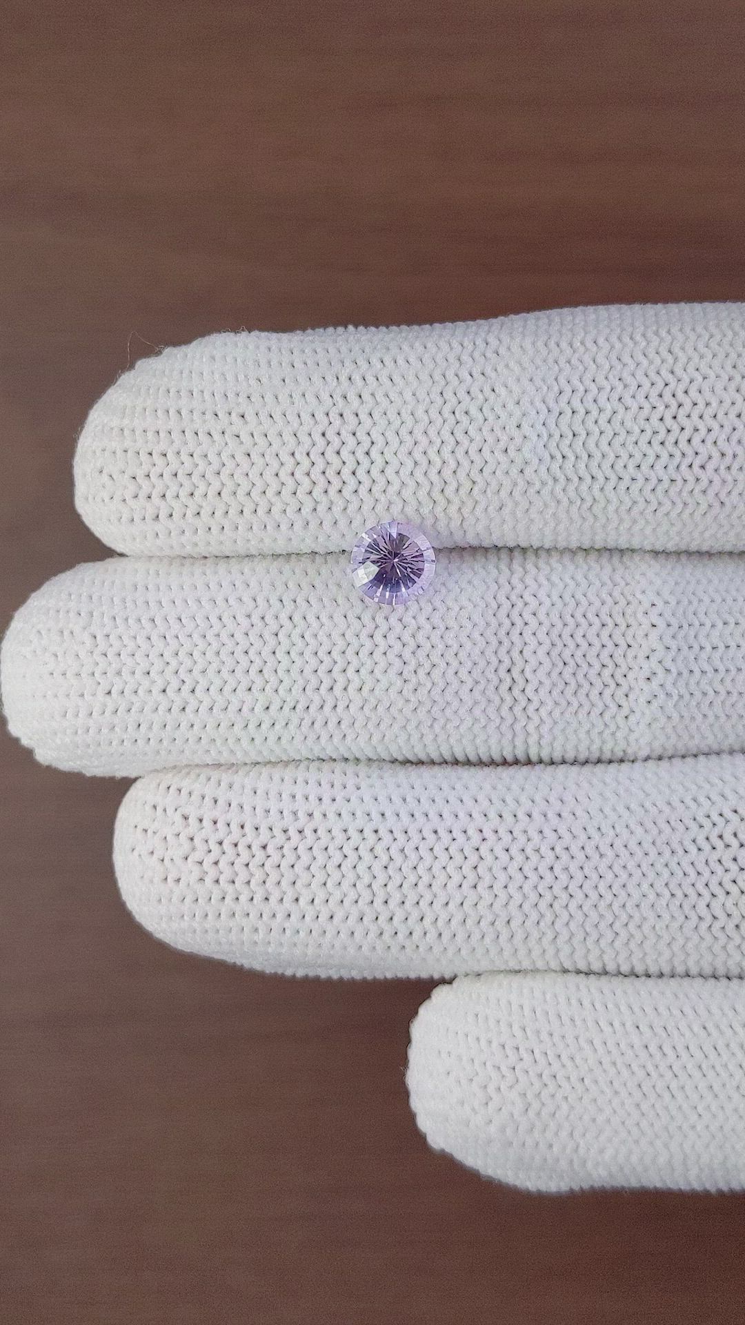 1.26 Ct. Purple Sapphire from Ceylon (Sri Lanka) Size Video