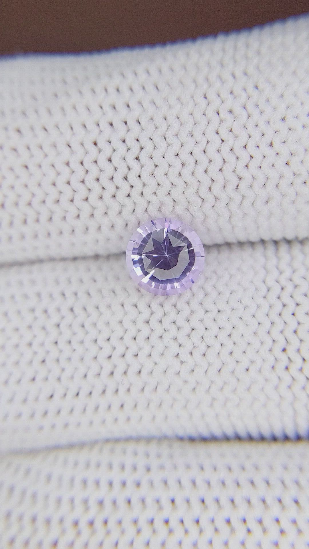 1.26 Ct. Purple Sapphire from Ceylon (Sri Lanka) Size Video