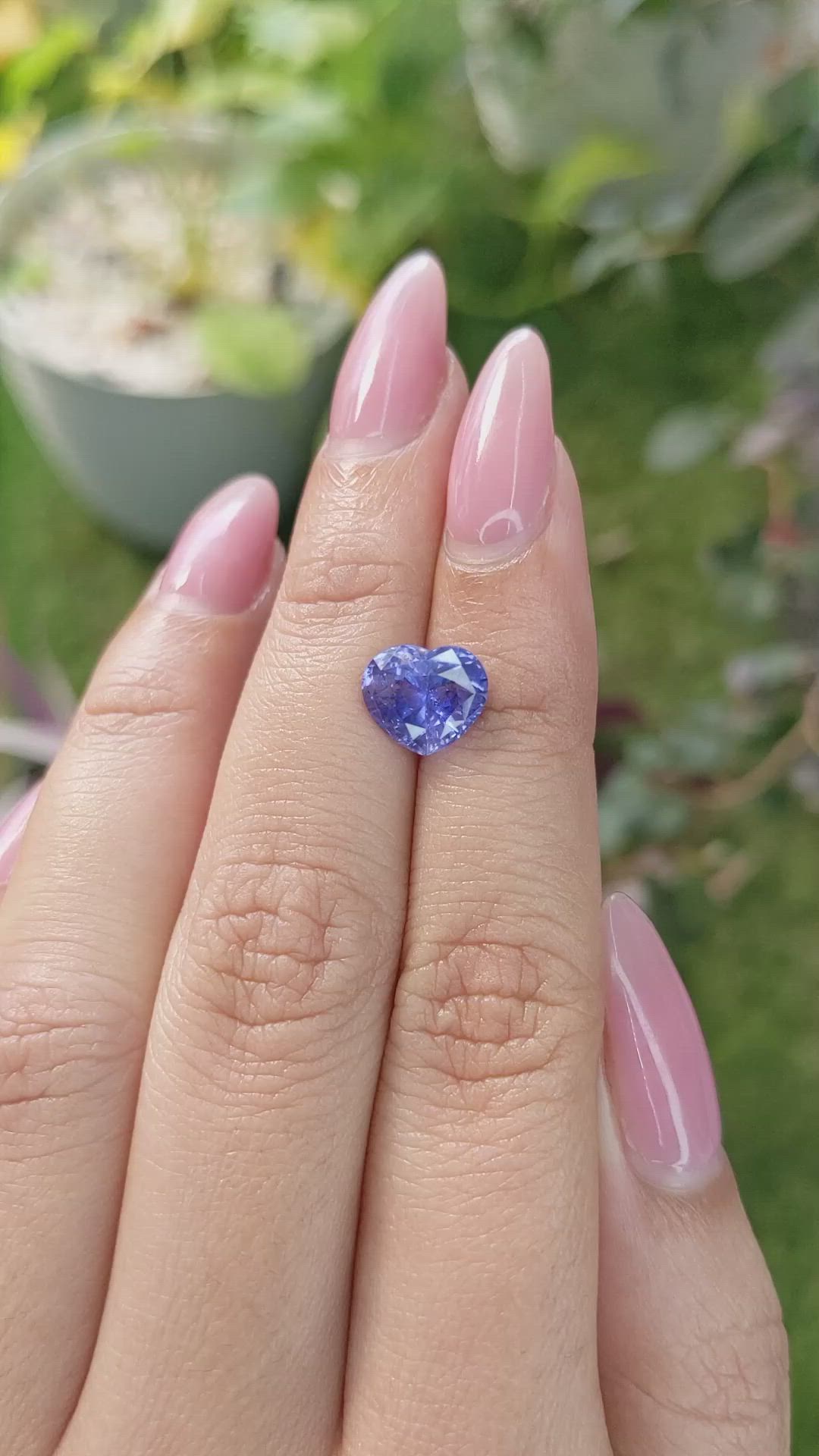 3.05 Ct. Blue Sapphire from Ceylon (Sri Lanka) Size Video
