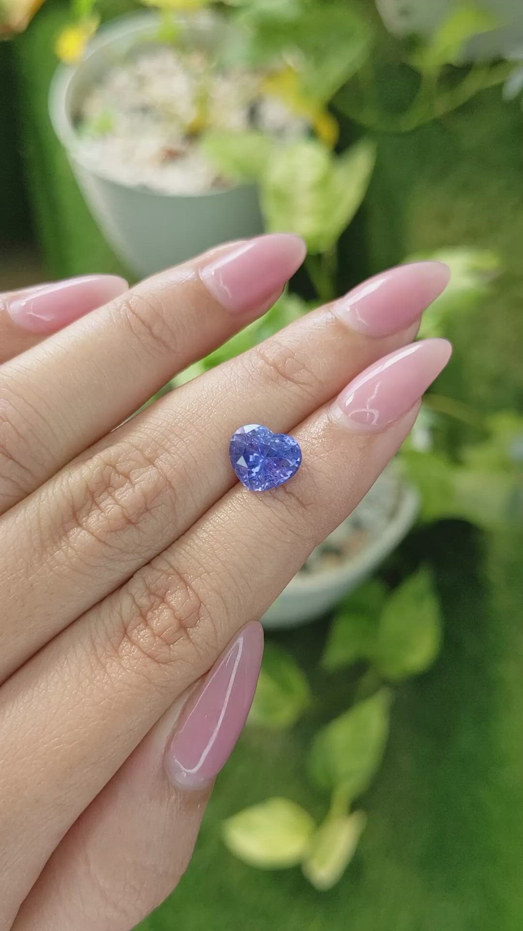 3.05 Ct. Blue Sapphire from Ceylon (Sri Lanka) Size Video